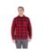 FLANL SHRT COLLARD RED M