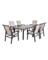 Dining Set Slng Stl 40.35" 7 Pc.