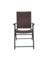 Fldng Chair Hrd Arm Brw