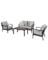 RHETT PATIO SET 4PC