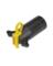 ADPTR PLST BLK 4 FLAT