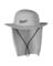 HAT W/NECK SHD GRY S/M