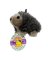 Aspen Pet Multicolored Hedgehog Plush Hedgehog Dog Toy Medium