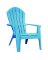 Poly Adirondack Chair Pool Blue