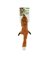 Brown Fox Plush Dog Toy Large