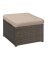 HAMPTON WICKER OTTOMAN