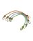 Keeper Assorted Bungee Cord 10 in. L X 0.16 in. T 4 pk