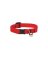 Lupine Pet Basic Solids Red Red Nylon Cat Collar