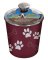 Dog Treat Canister Red