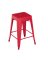 BAR STOOL STACKING RED