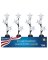 SOLAR LED STAR TRIO STAK