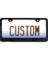 LICENSE PLATE FRAME BLK