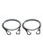 2PK 48" Gray Bungee Cord