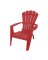 KING CHAIR RED 35.5"H