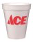 CUP FOAM 8OZ ACE PK/25