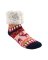 SOCKS REINDEER RASPBERRY