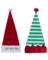 VELVET SANTA HAT AST 24"