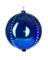 LIGHTED ORNAMENT BLUE 6"