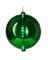 LIGHTED ORNAMENT GRN 6"