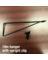 BRACKET ARM METL BLK 19"