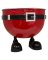 SANTA FOOTED BOWL IRN 8"