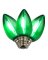 25CT Green C7 LED Bulbs