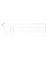 WIRE DIVIDER 3"HX14"LWHT