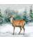WALL SIGN WINTER DEER