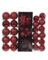 ORNAMENTS RED 40PK