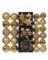 ORNAMENTS GOLD 40PK