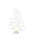 TREE DISPLAY GOLD 33"