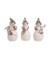 SNOWMAN FIGURINE ASST