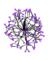 LED SPHERE PURPLE 16"