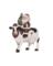 SANTA/COW FIGURINE 6"