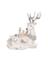 FIGURINE REINDEER WHT 8"