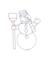 SNOWMAN SILHOUETTE 17"