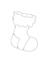STOCKING SILHOUETTE 15"