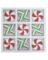 8 IN PAINTED WOOD TIC TA