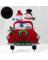 CMAS SNOWMN IN CAR METAL