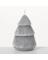 TREE CANDLE GRAY SCENTED