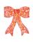LED HANGING BOW RED
