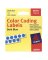 COLOR LABEL DOTS DK BLUE