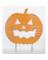 PMPKIN LED STAKE 25"