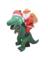 INFLAT DINO W/SANTA 6'