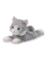 Plush Laying Cat Gry