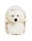 PLUSH HEDGEHOG WHT