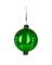 4" Green Snow Fall Ornament