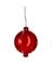 4" Red Snow Fall Ornament