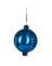 4" Blue Snow Fall Ornament