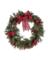 WREATH PLD BOW WHT 30"